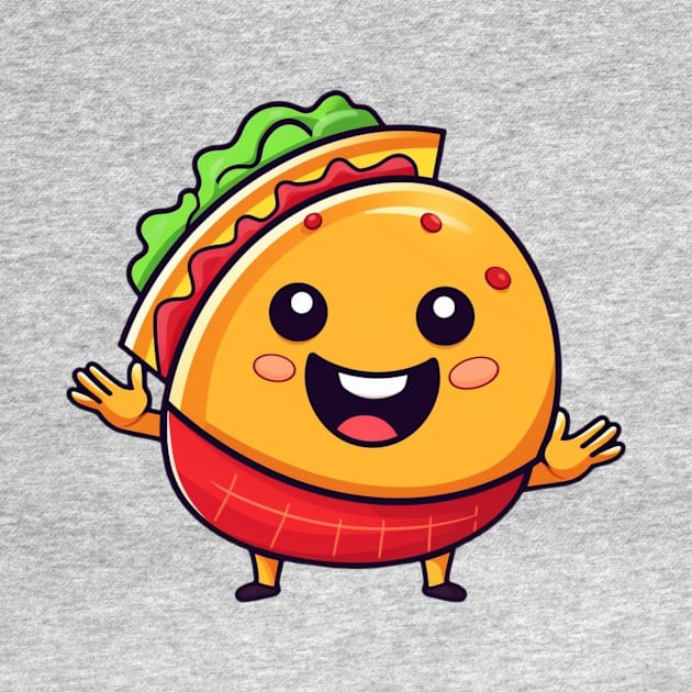 kawaii Taco T-Shirt cute potatofood by nonagobich